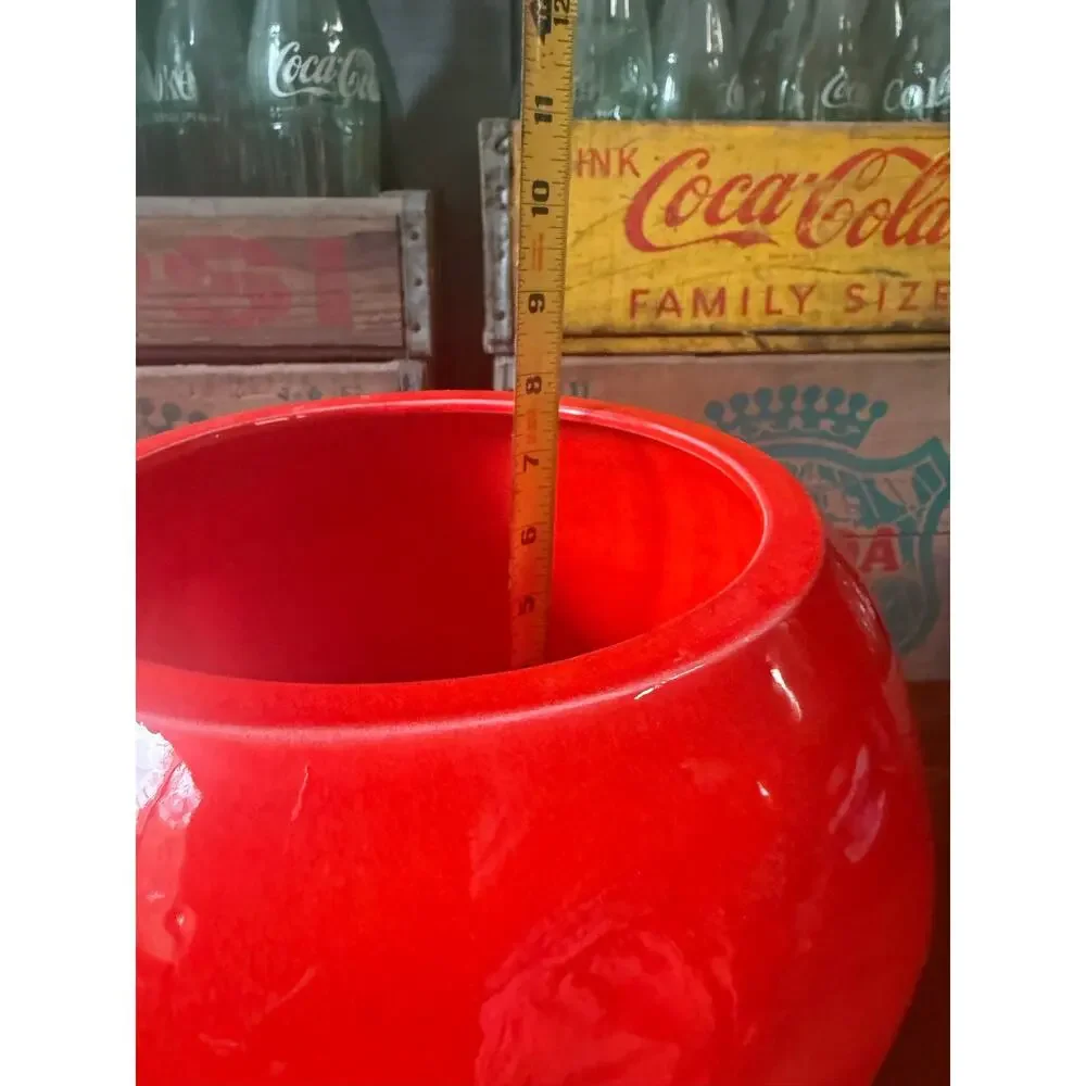 Vintage 1950's Red Apple Cookie Jar by Doranne of California J-111 MADE IN USA